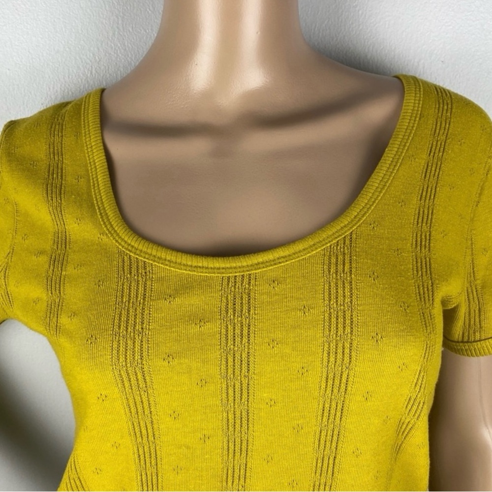 NEW MADEWELL POINTELLE KNIT TOP - Picture 3 of 7